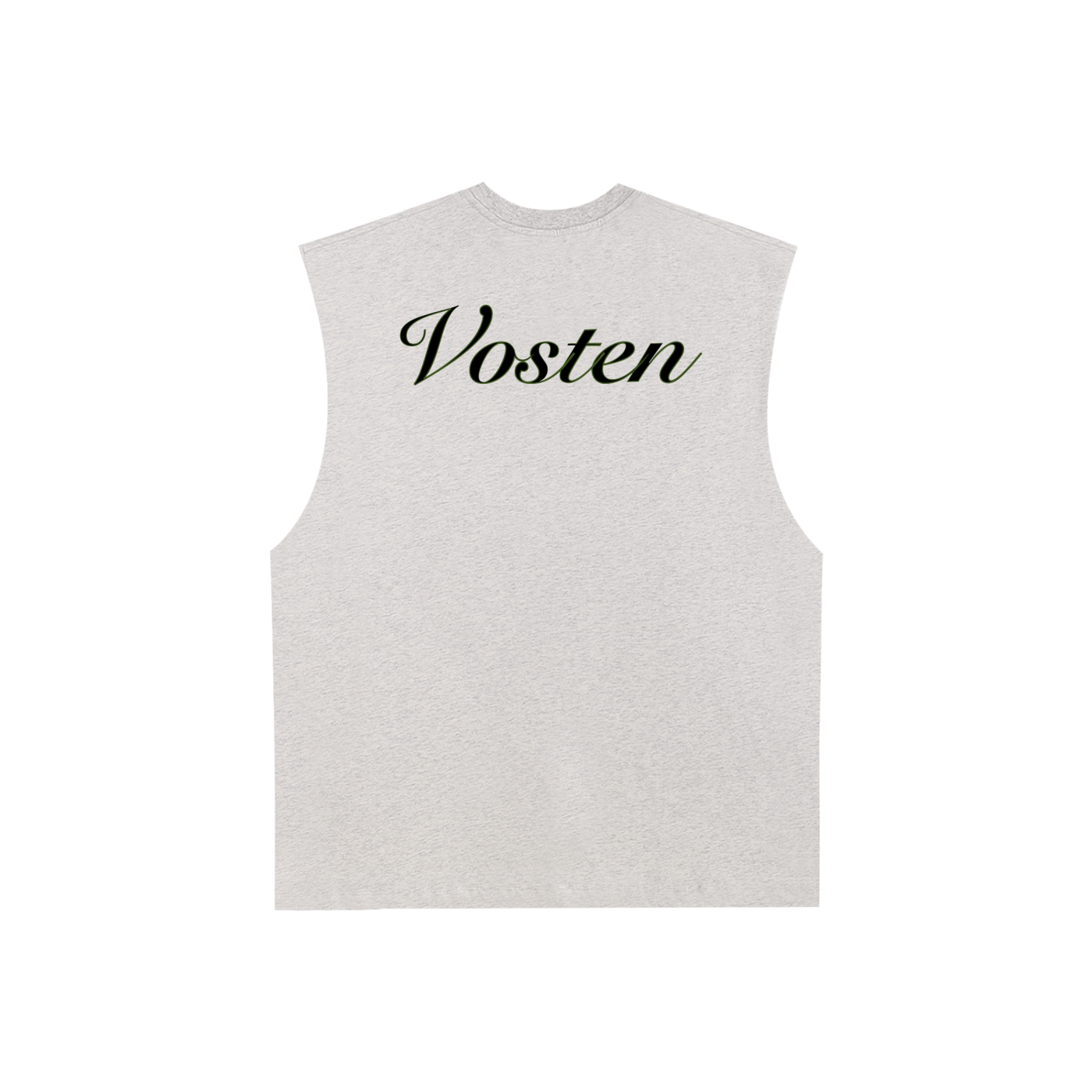 Raw Edge Cotton Tank Top