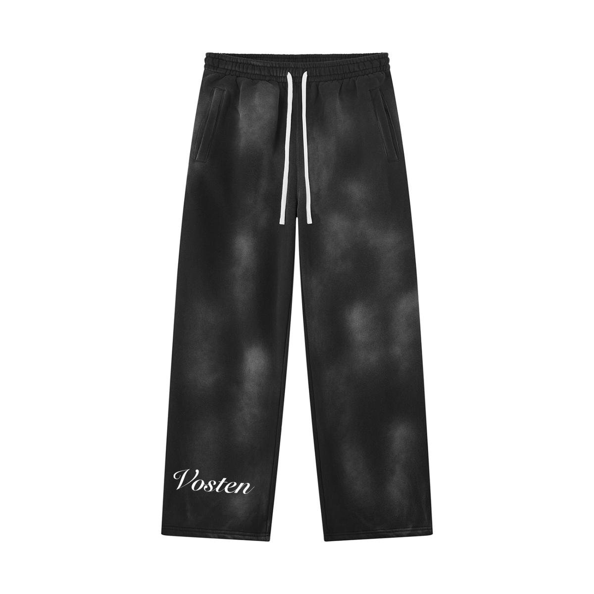Unisex Sunfade Wide Leg Fleece Sweatpants