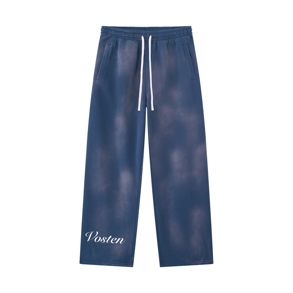 Unisex Sunfade Wide Leg Fleece Sweatpants