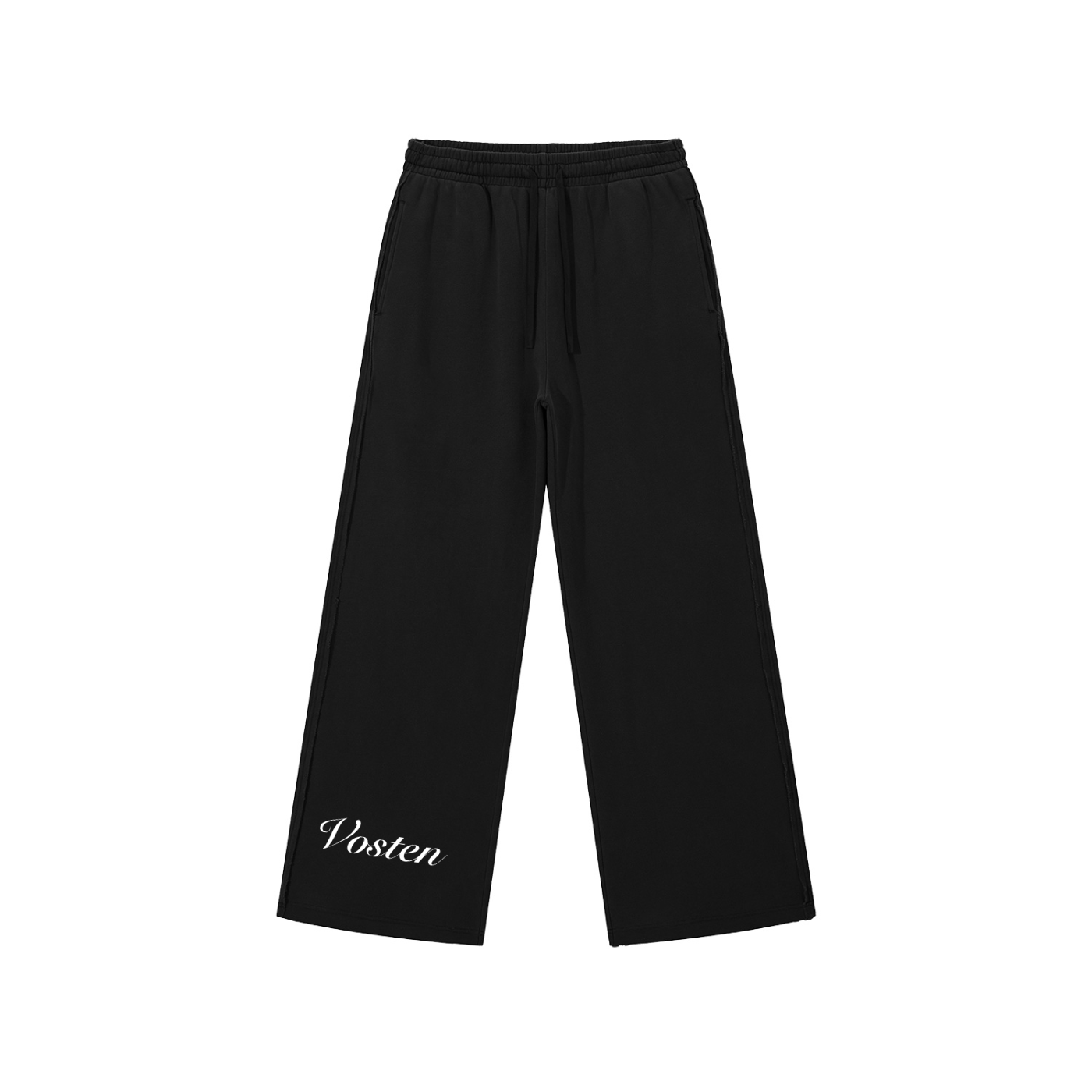 Snow Washed Raw Edge Sweatpants
