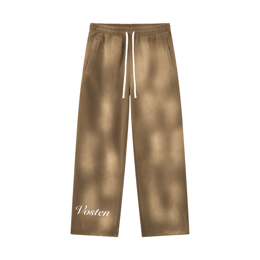 Unisex Sunfade Wide Leg Fleece Sweatpants