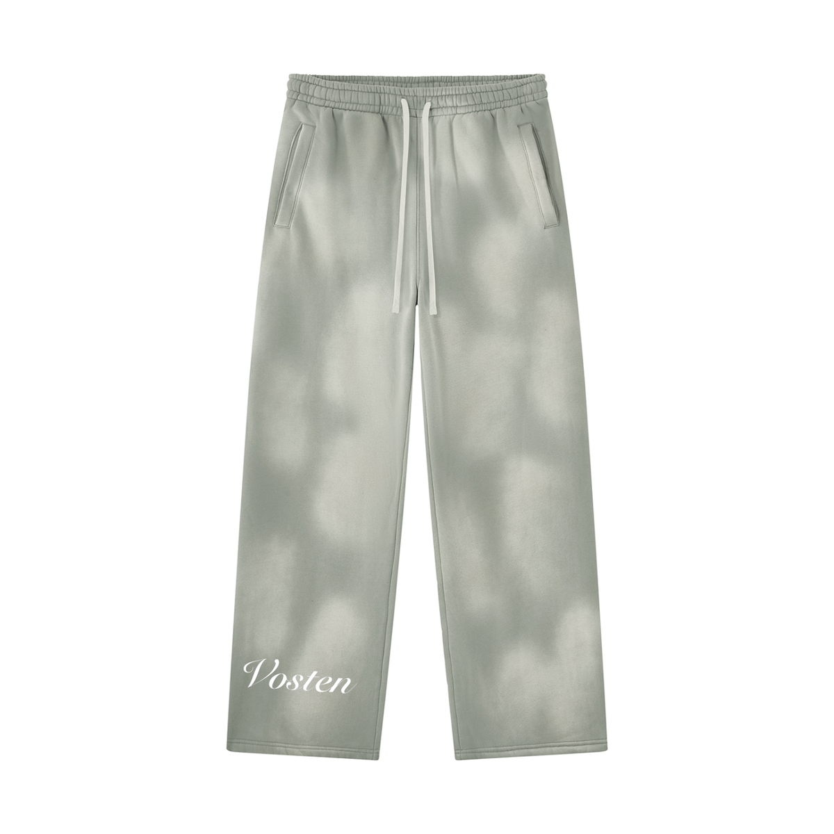 Unisex Sunfade Wide Leg Fleece Sweatpants