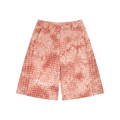 Unisex Vintage Wash Plaid Shorts