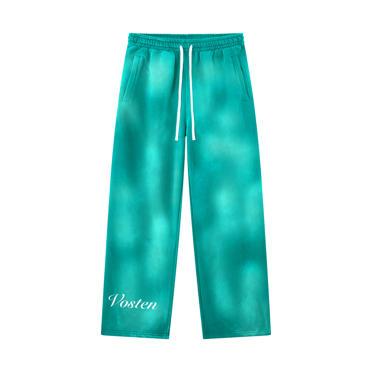 Unisex Sunfade Wide Leg Fleece Sweatpants